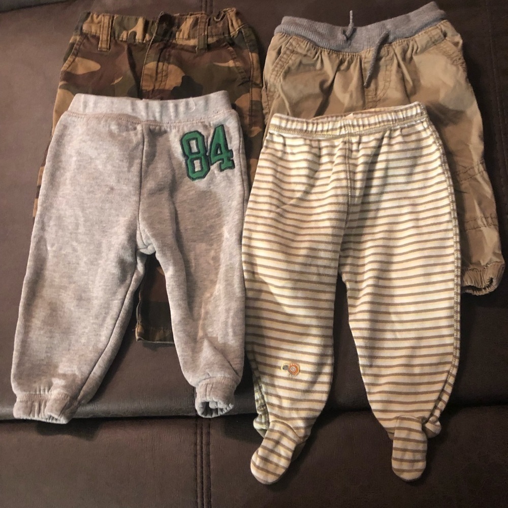 4 Pairs of Baby Boy Pants